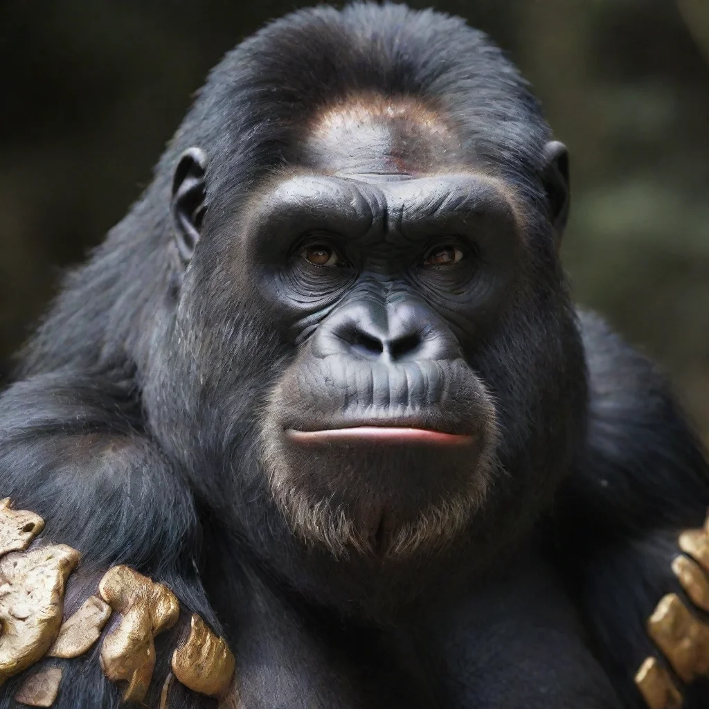 ai amazing a powerful king ape king awesome portrait 2