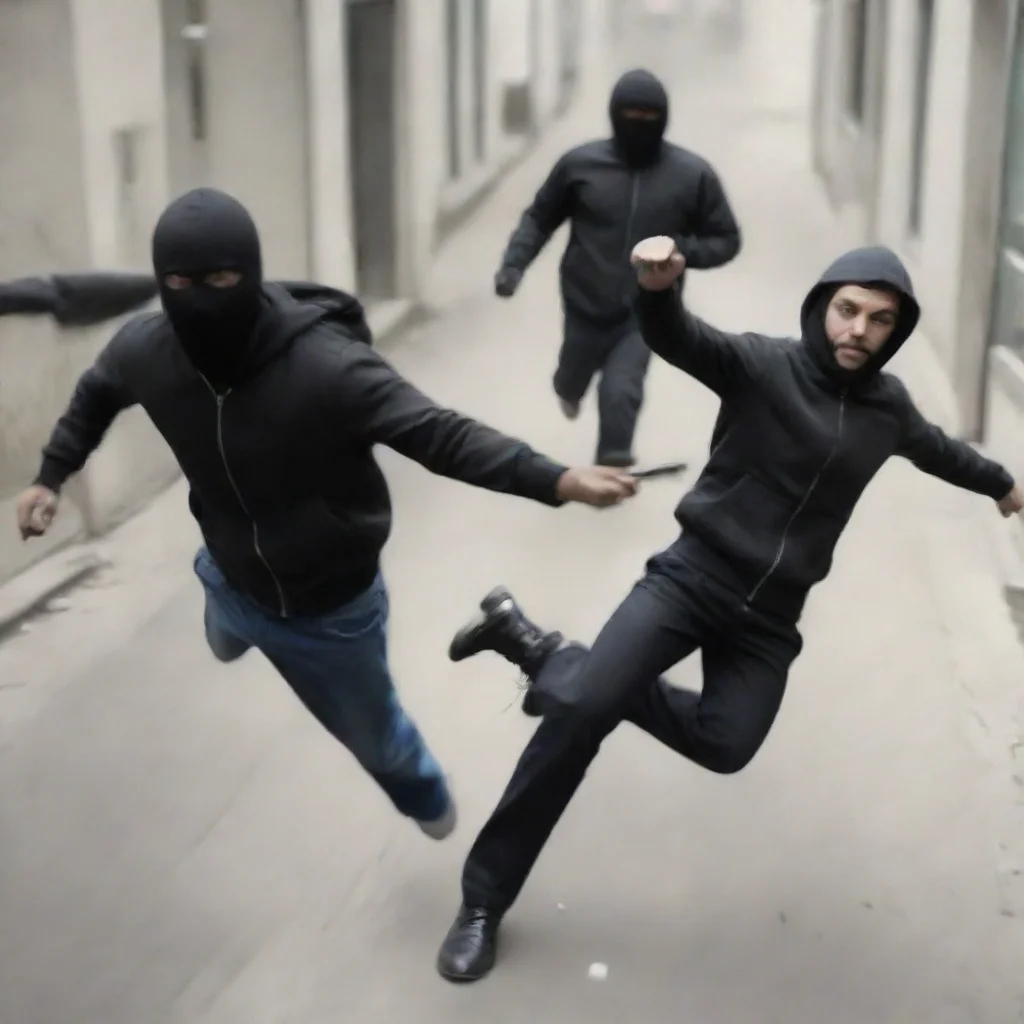 ai amazing a robbery chasing on robbery awesome portrait 2