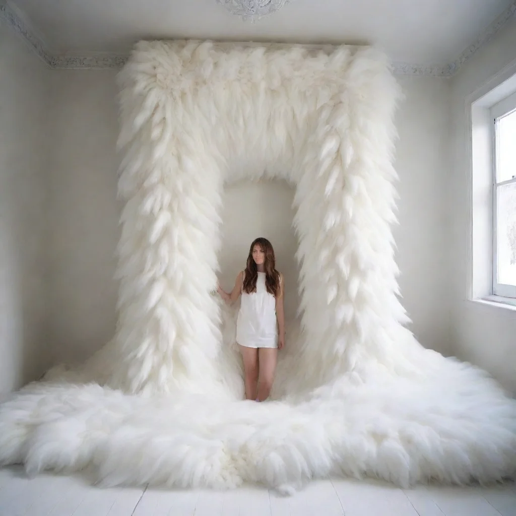 ai amazing a room covered in thick white fur everywhere awesome portrait 2