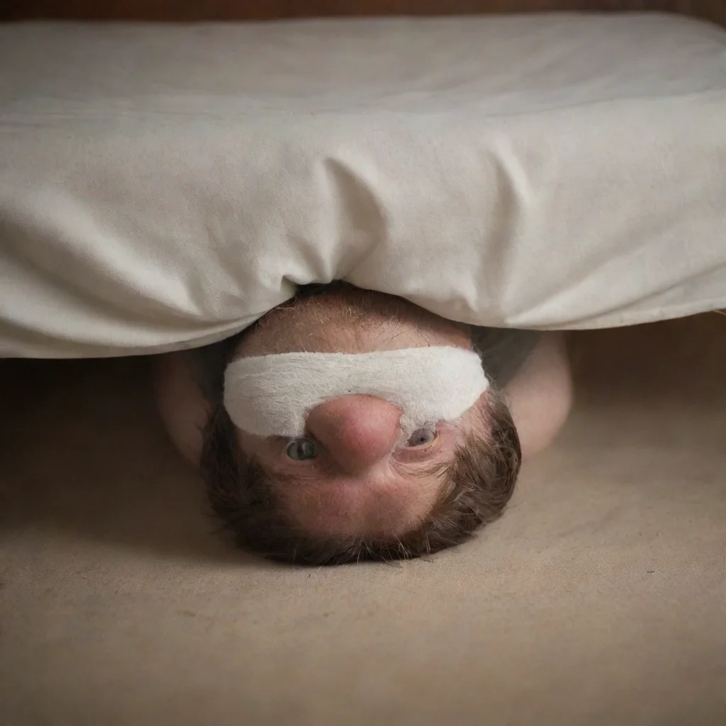 ai amazing a sock buried under a bed awesome portrait 2 wide