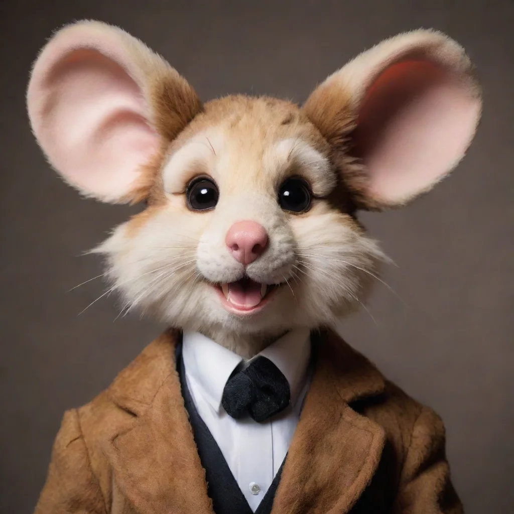 ai amazing a teddy mouse fursuit awesome portrait 2