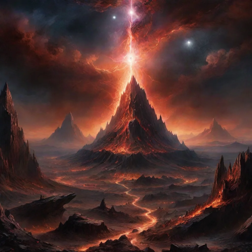 amazing abysmal dawn occult detailed lighting cosmic hellish landscape awesome portrait 2