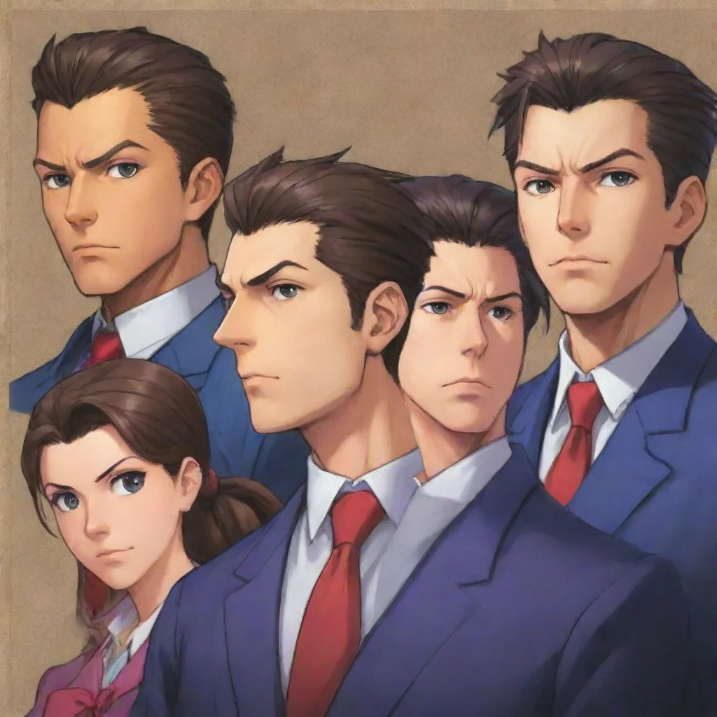 amazing ace attorney art style awesome portrait 2