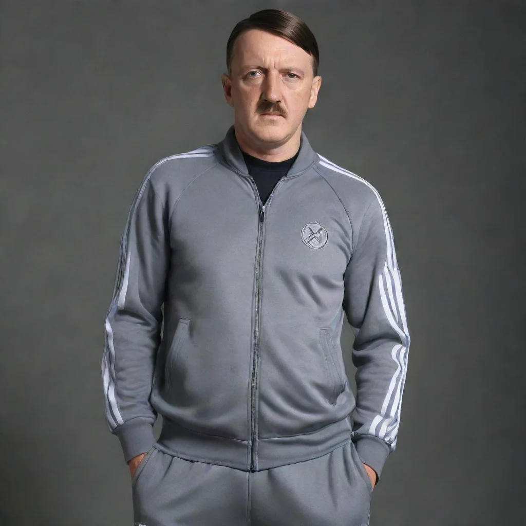 ai amazing adolf hitler super fit in tracksuitawesome portrait 2