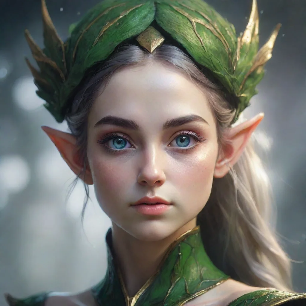 ai amazing aesthetic character elf abstract awesome portrait 2