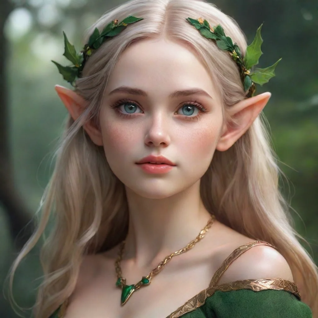 ai amazing aesthetic character elf beauty grace awesome portrait 2
