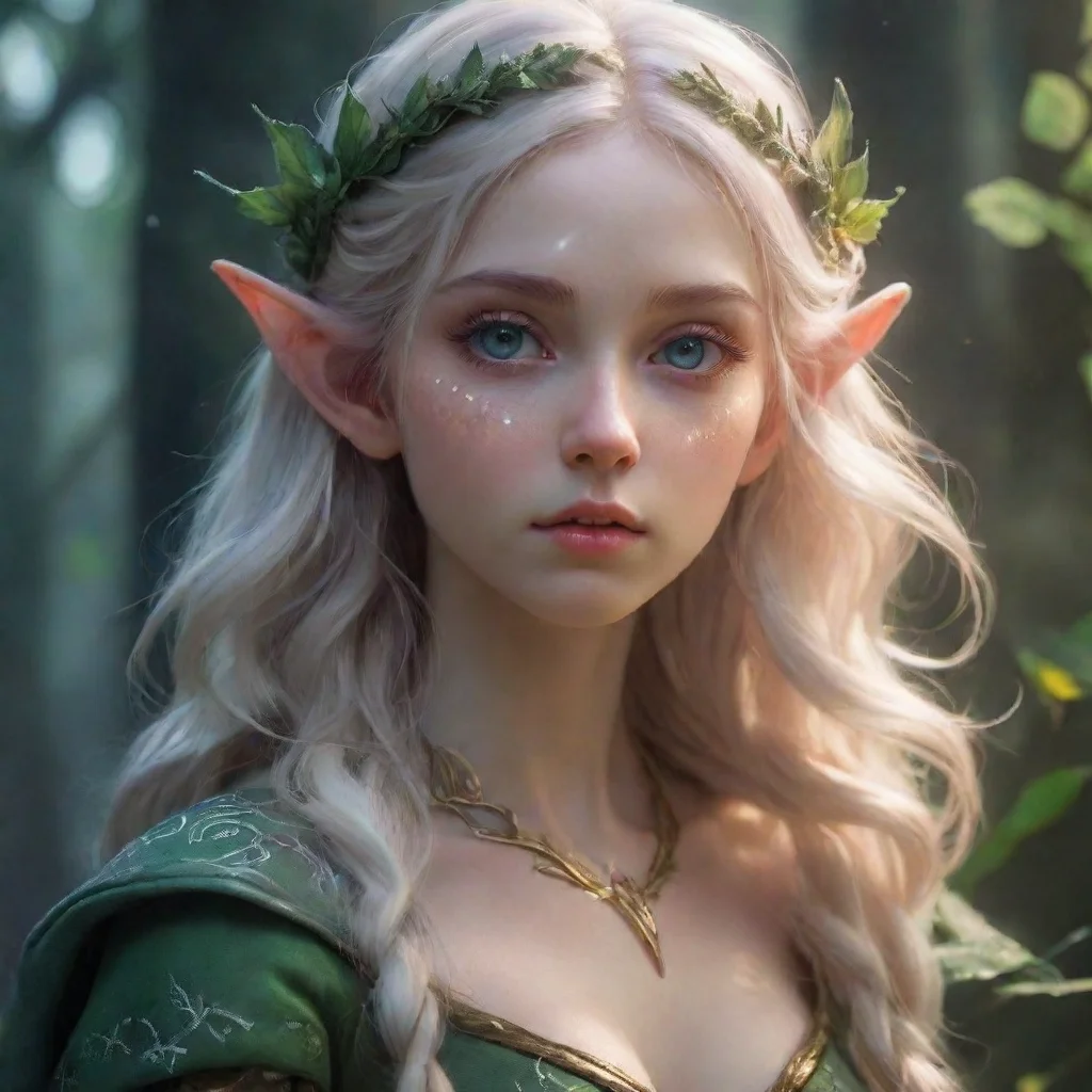 ai amazing aesthetic character elf ethereal awesome portrait 2