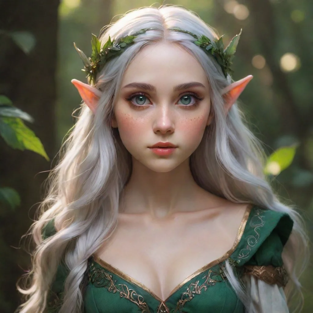 ai amazing aesthetic character elf fantasy awesome portrait 2