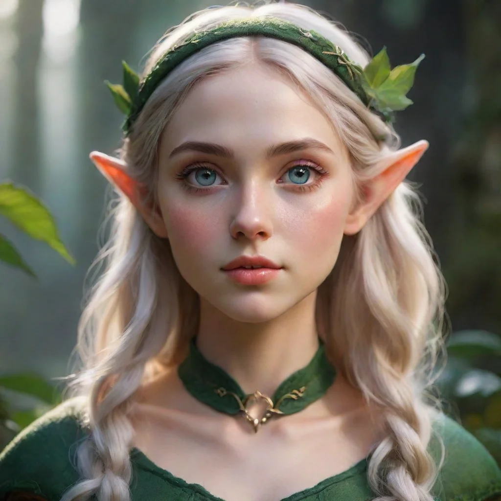 ai amazing aesthetic character elf feminine awesome portrait 2