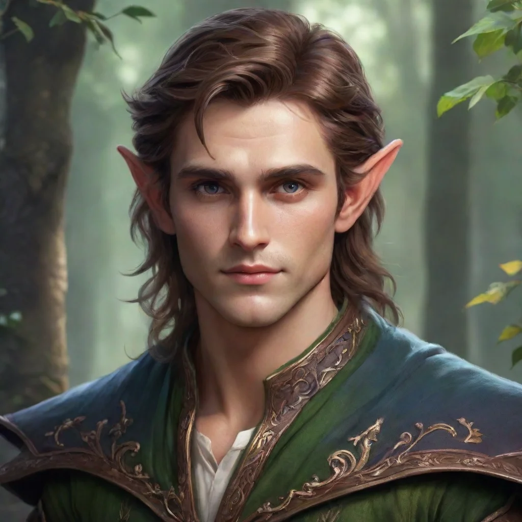 ai amazing aesthetic character elf handsome awesome portrait 2