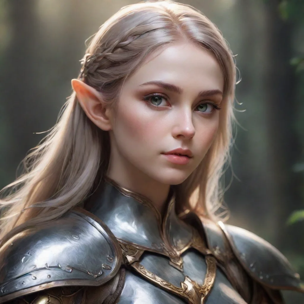  amazing aesthetic character elf knight awesome portrait 2