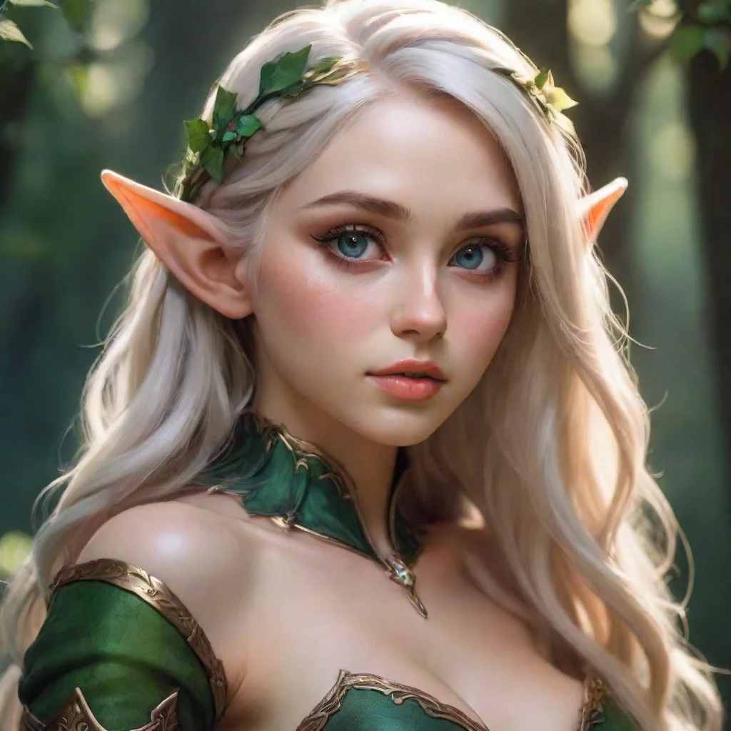 ai amazing aesthetic character elf seductive awesome portrait 2