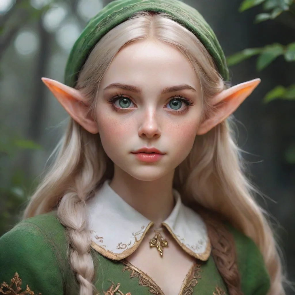ai amazing aesthetic character elf sweet awesome portrait 2