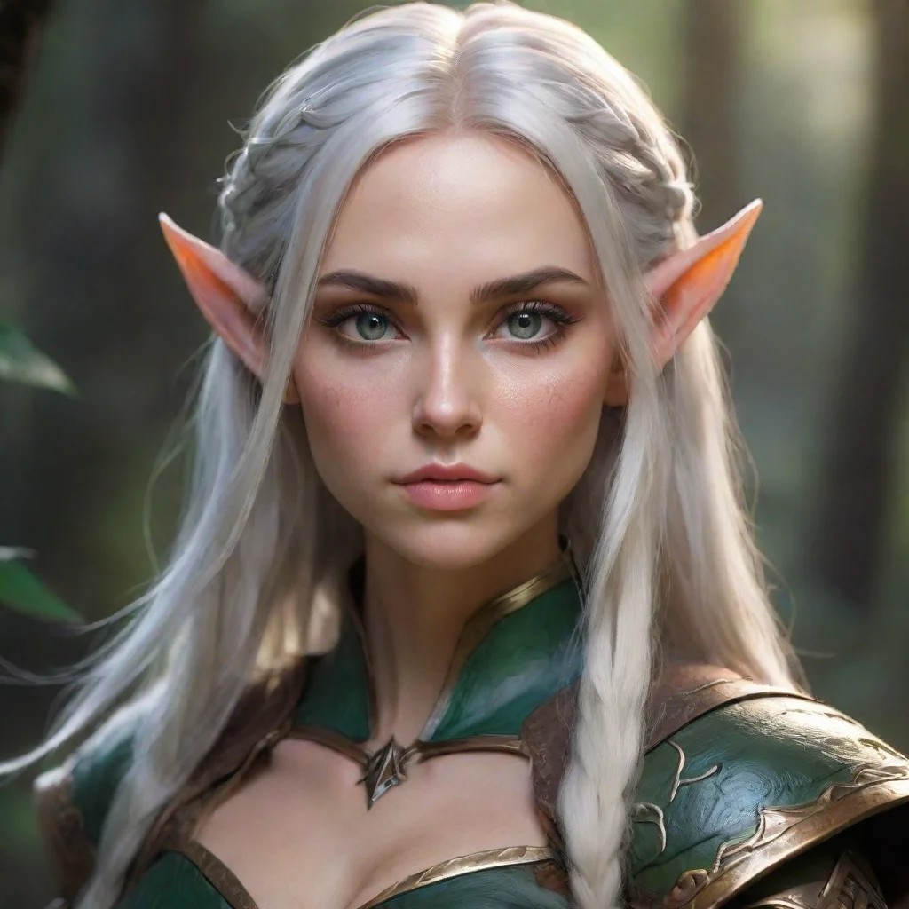 ai amazing aesthetic character elf warrior awesome portrait 2