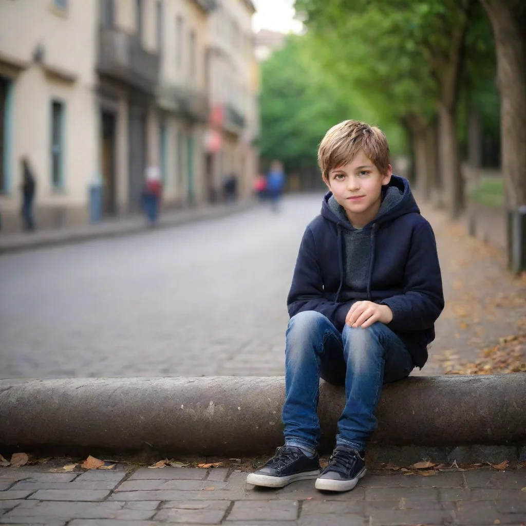 ai amazing alone boy waiting for the right time to be happy y awesome portrait 2