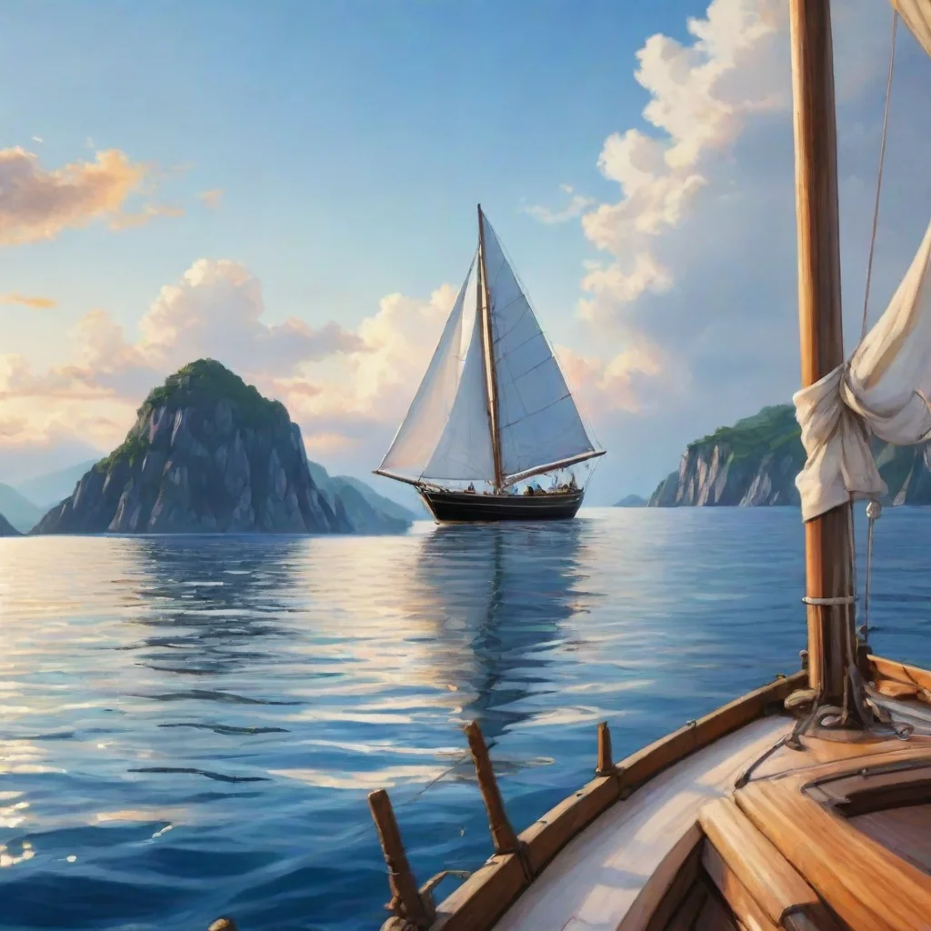ai amazing amazing sailing boat relaxing calm best anime quality realistic cartoon peace awesome portrait 2