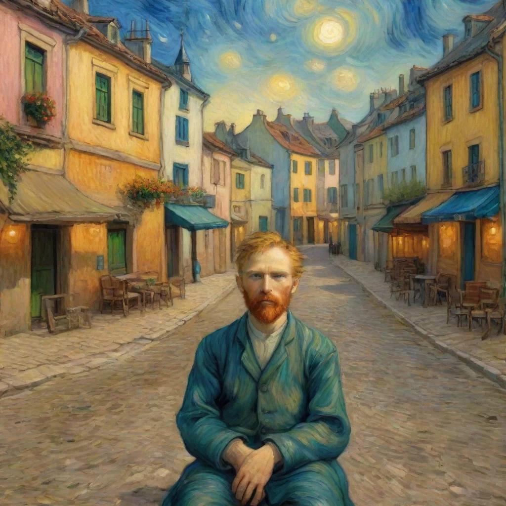  amazing amazing van gogh town relaxing calm best anime quality realistic cartoon peace awesome portrait 2 wide