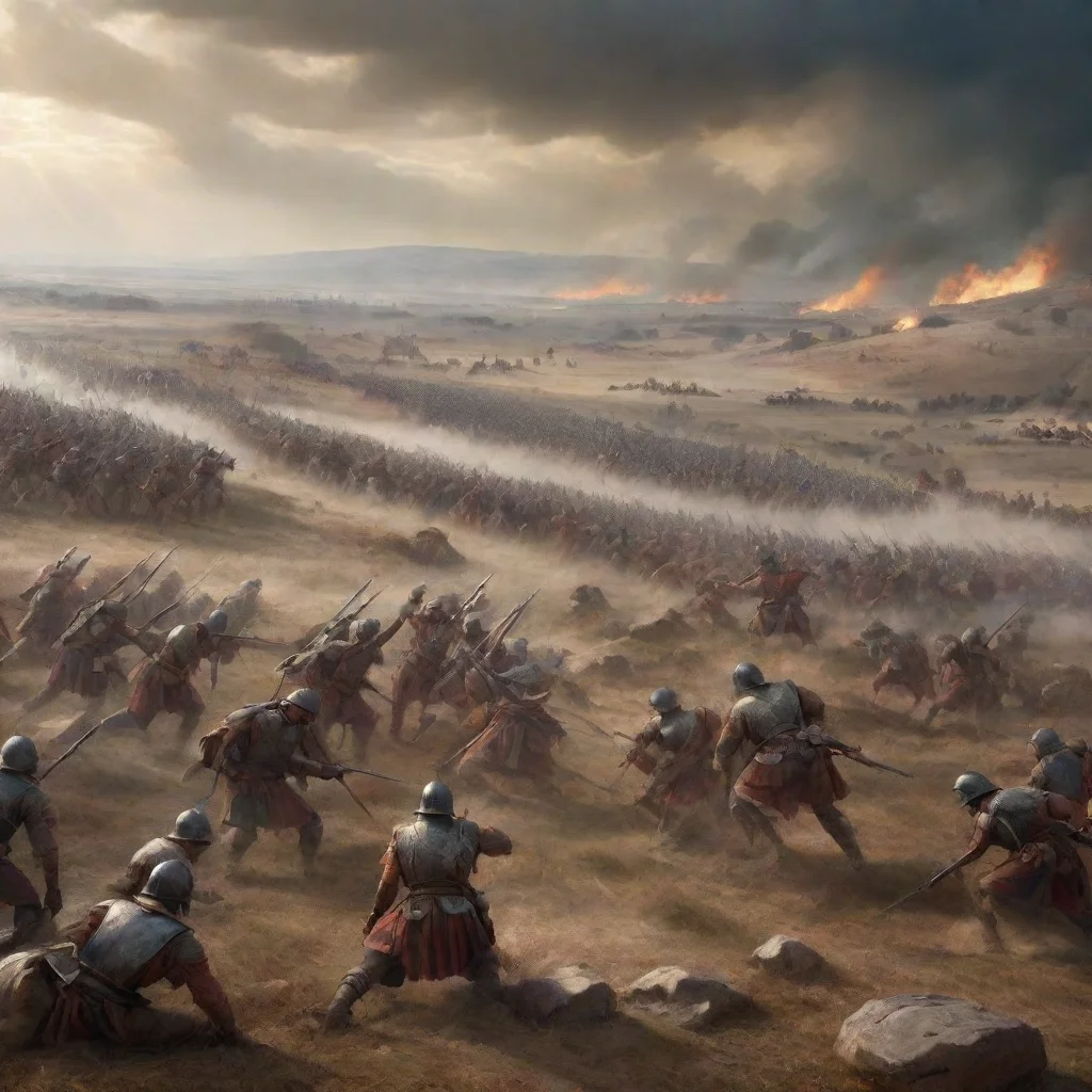  amazing ancient battlefield with soldiers preparing for war awesome portrait 2 wide