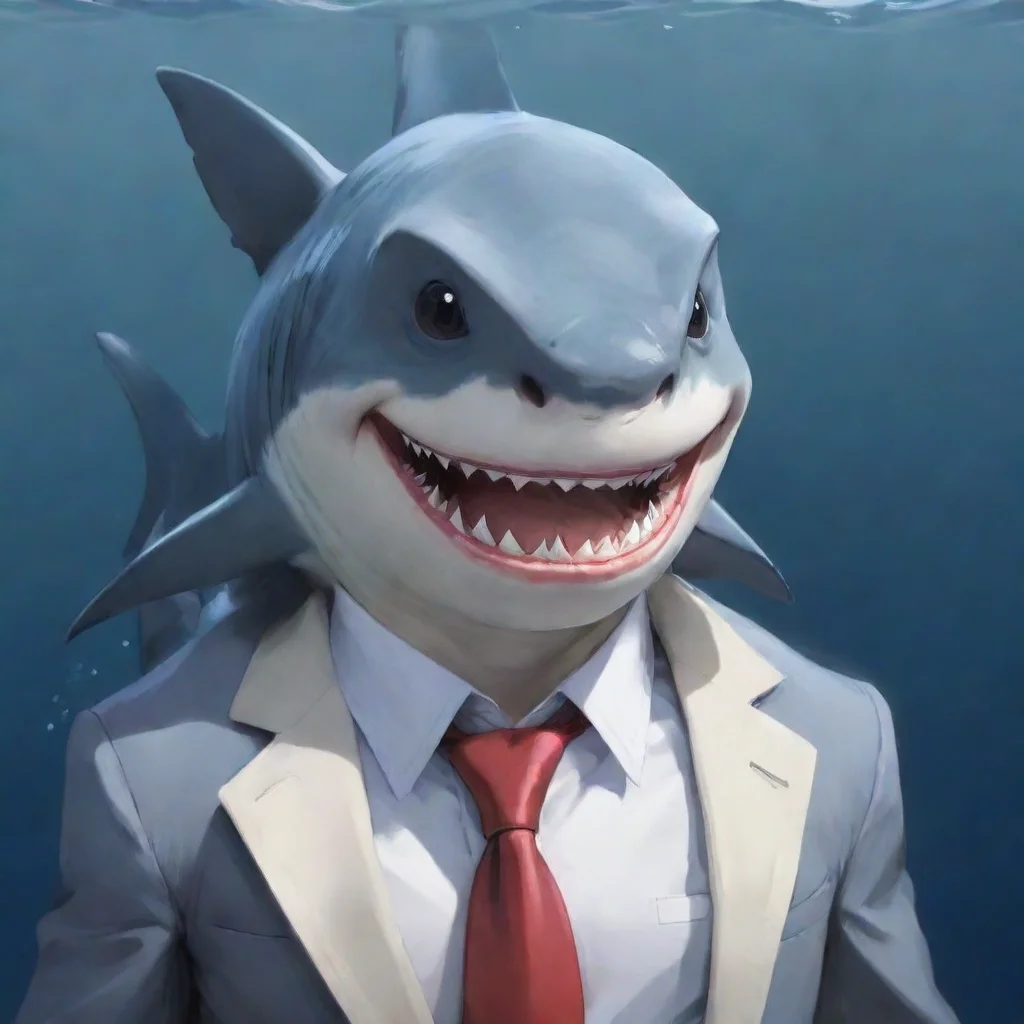 ai amazing anime furry shark awesome portrait 2