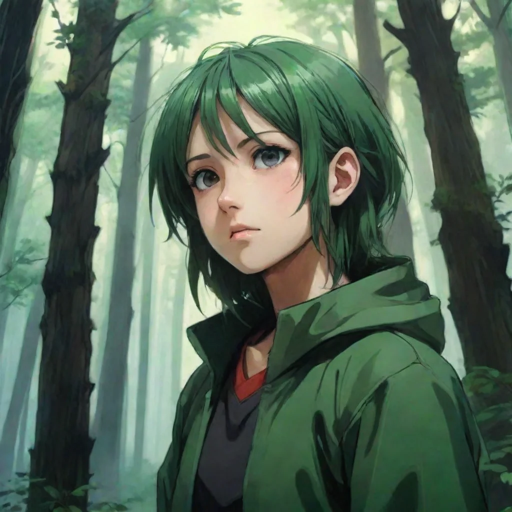 ai amazing anime manga style forest awesome portrait 2 tall