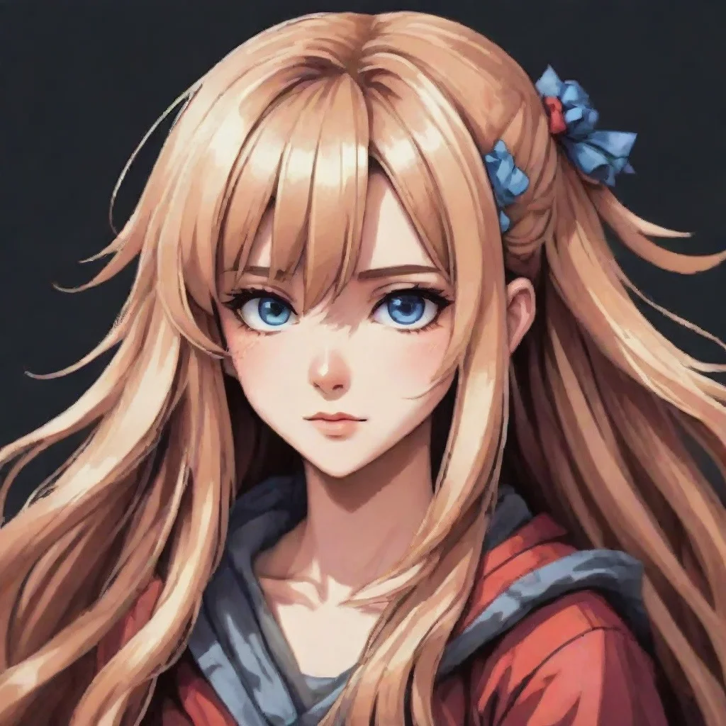 amazing anime pixel art awesome portrait 2