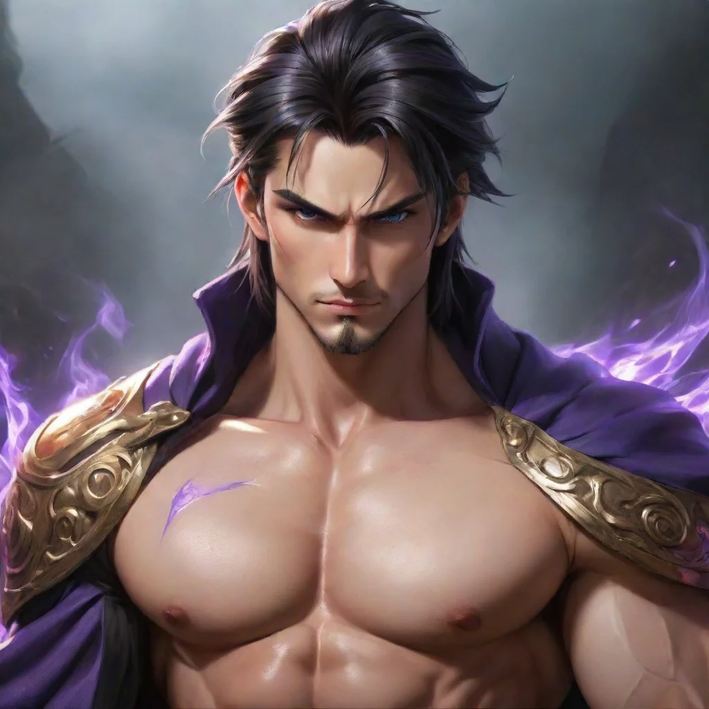  amazing anime seductive fantasy mage masculine strong awesome portrait 2