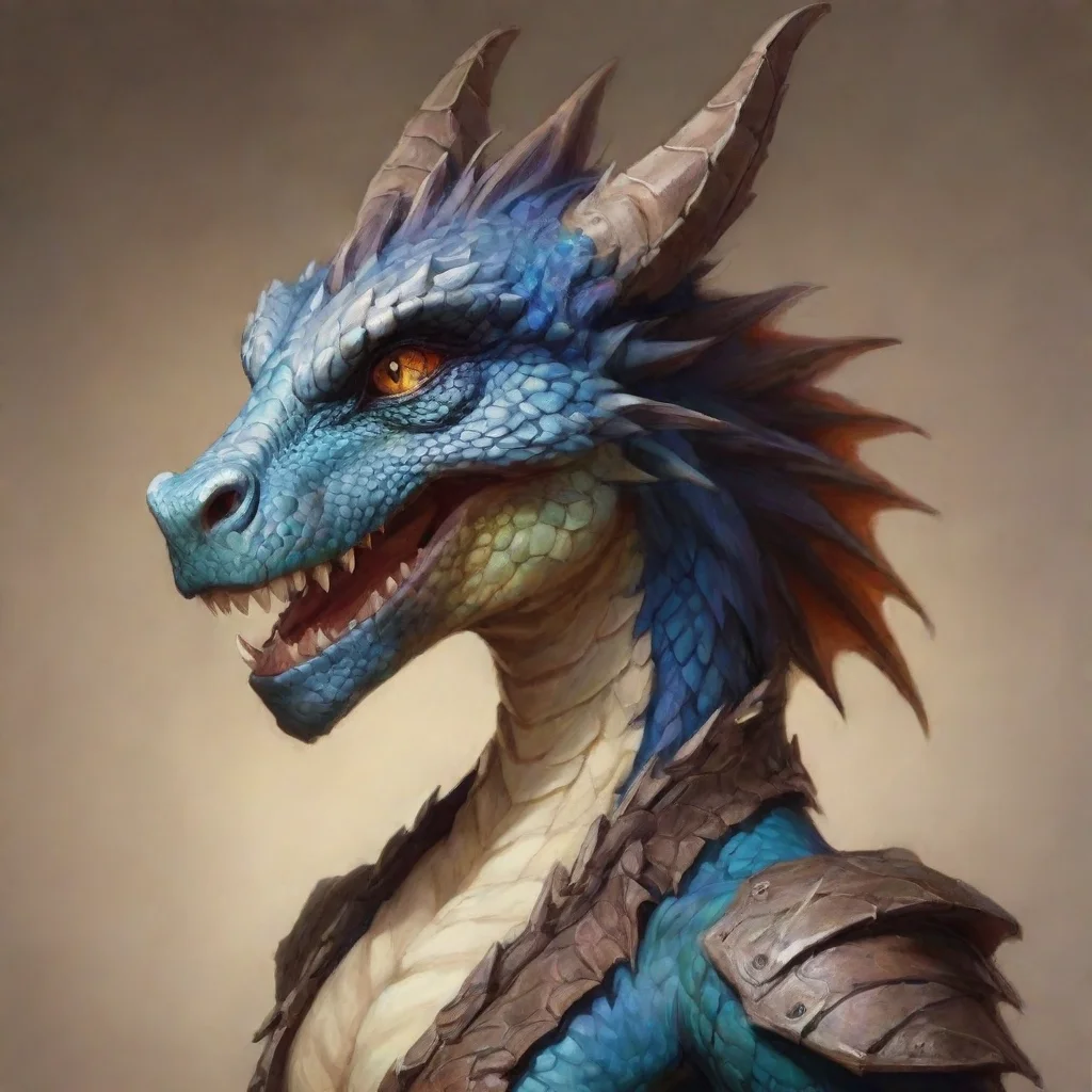 ai amazing anthro dragon awesome portrait 2