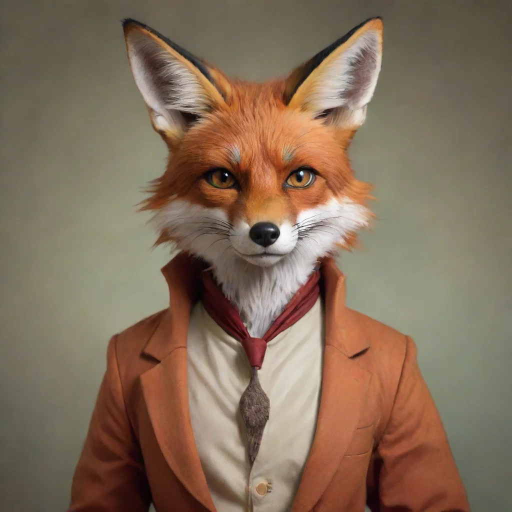 amazing anthro fox awesome portrait 2