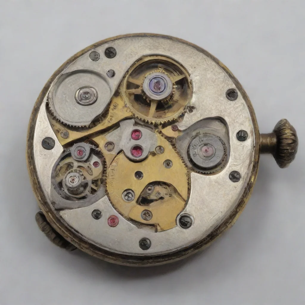 ai amazing antique intrincated mechanical wrist watch movement mechanism awesome portrait 2