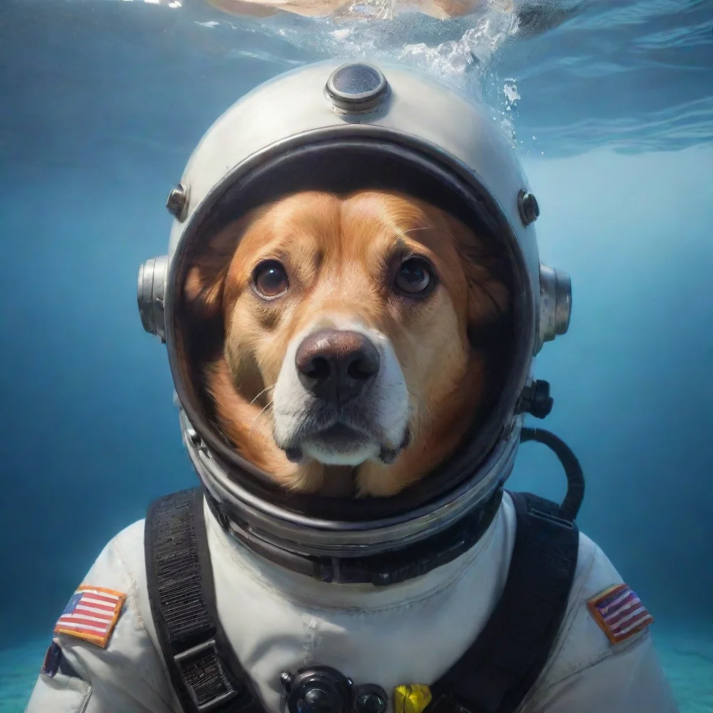 ai amazing aquanaut dog awesome portrait 2