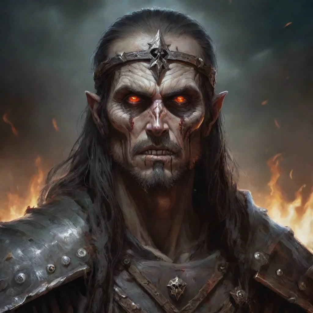 ai amazing art of warriors in the apocalypse in divide and conquer conflict necromancer awesome portrait 2