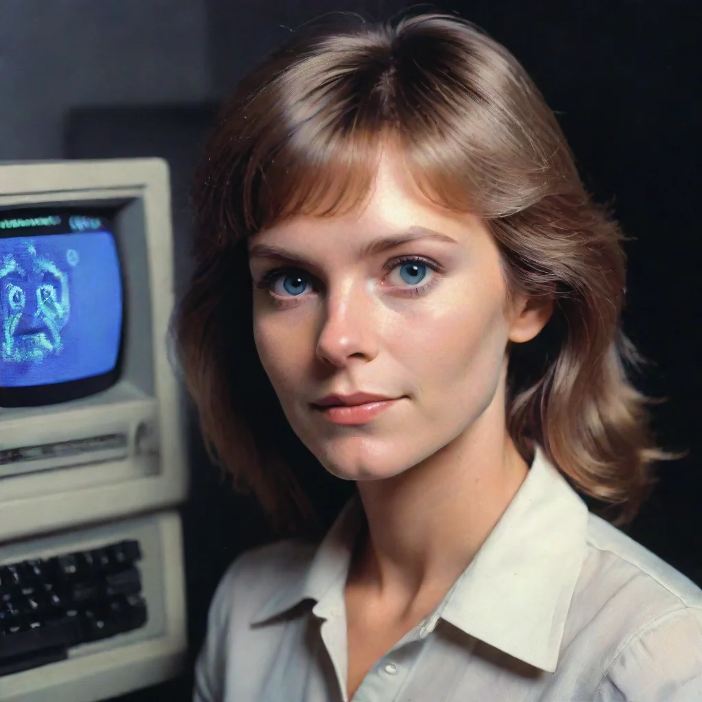 ai amazing artistic portrait from a commodore 64 computer from 1983 awesome portrait 2