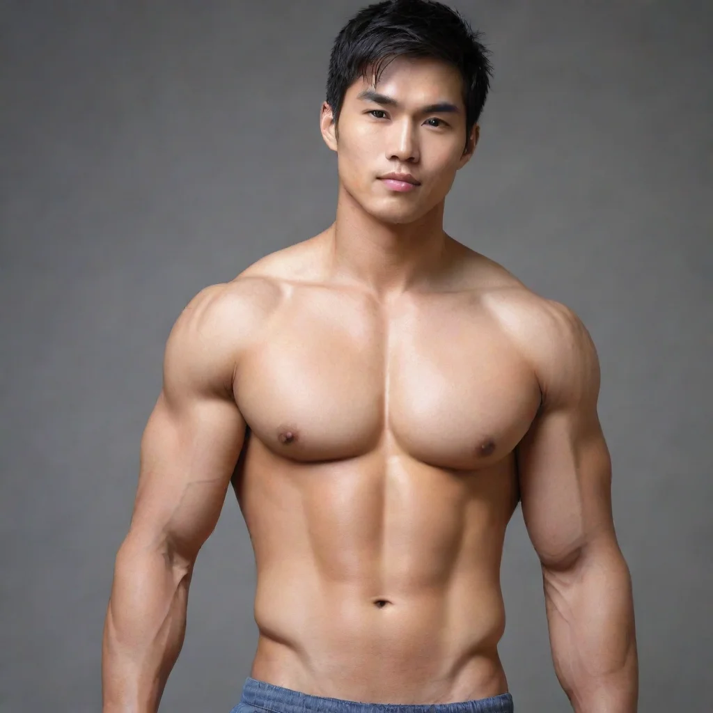  amazing asian hunk guy awesome portrait 2 tall