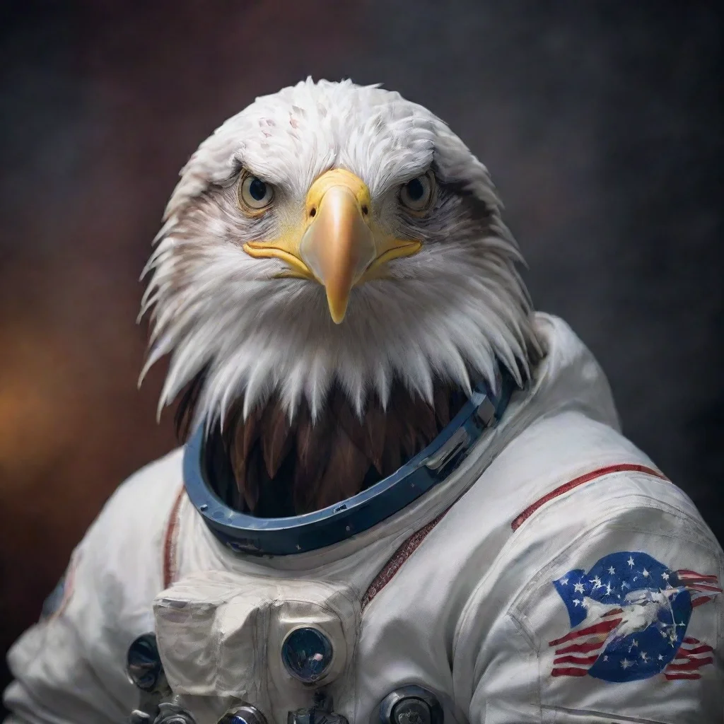 amazing astronaut eagle awesome portrait 2