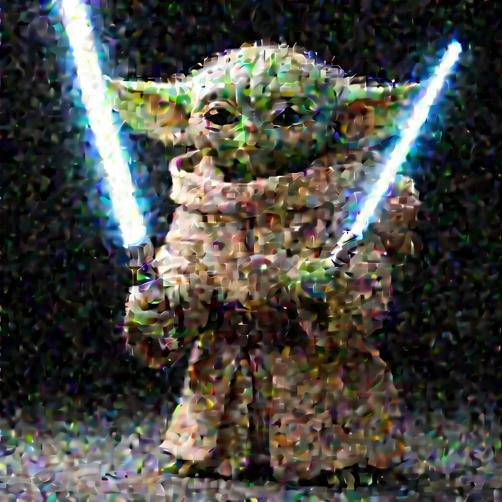  amazing baby yoda as a grown up with white lightsaberawesome portrait 2