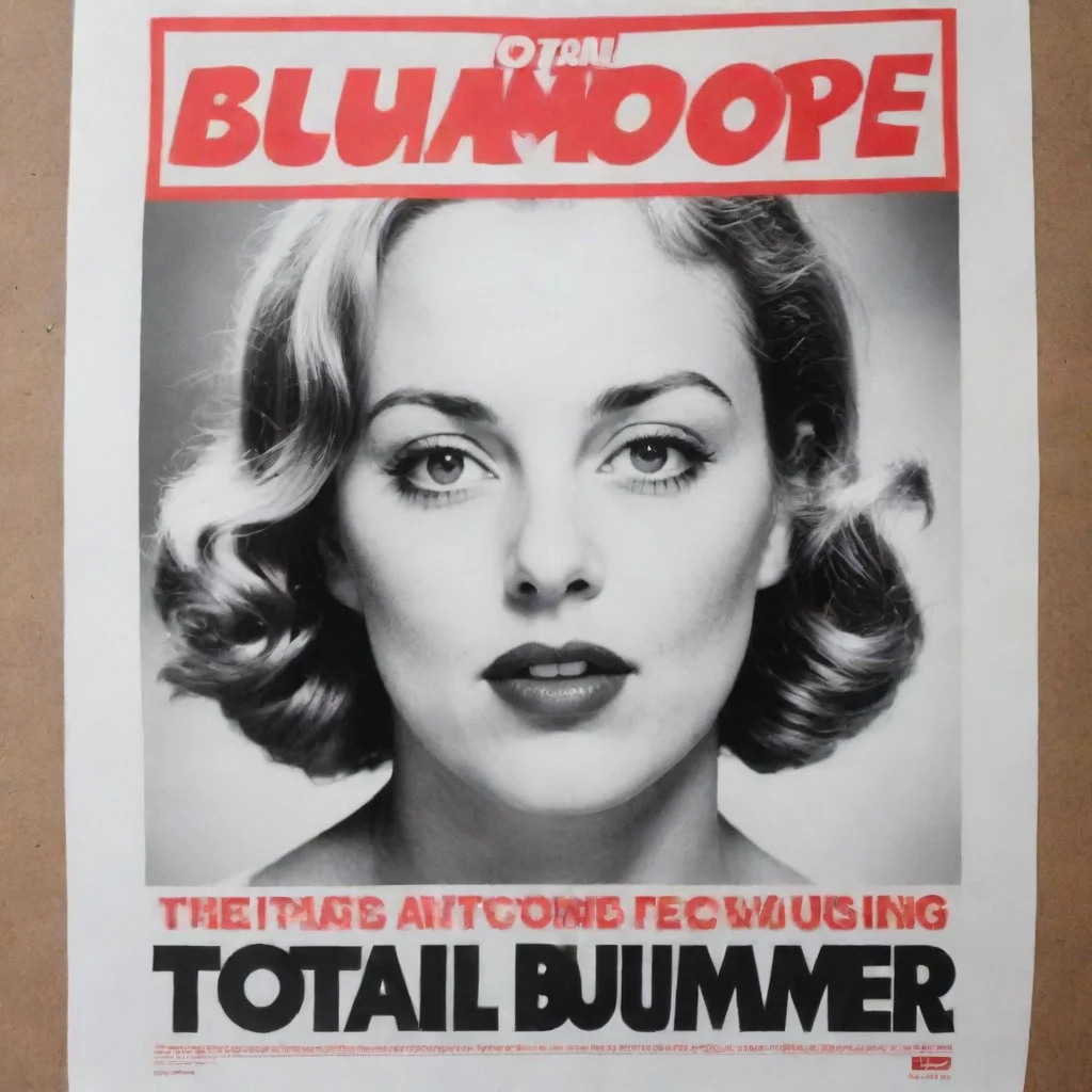 ai amazing barbara kruger poster that says total bummer summer awesome portrait 2 wide