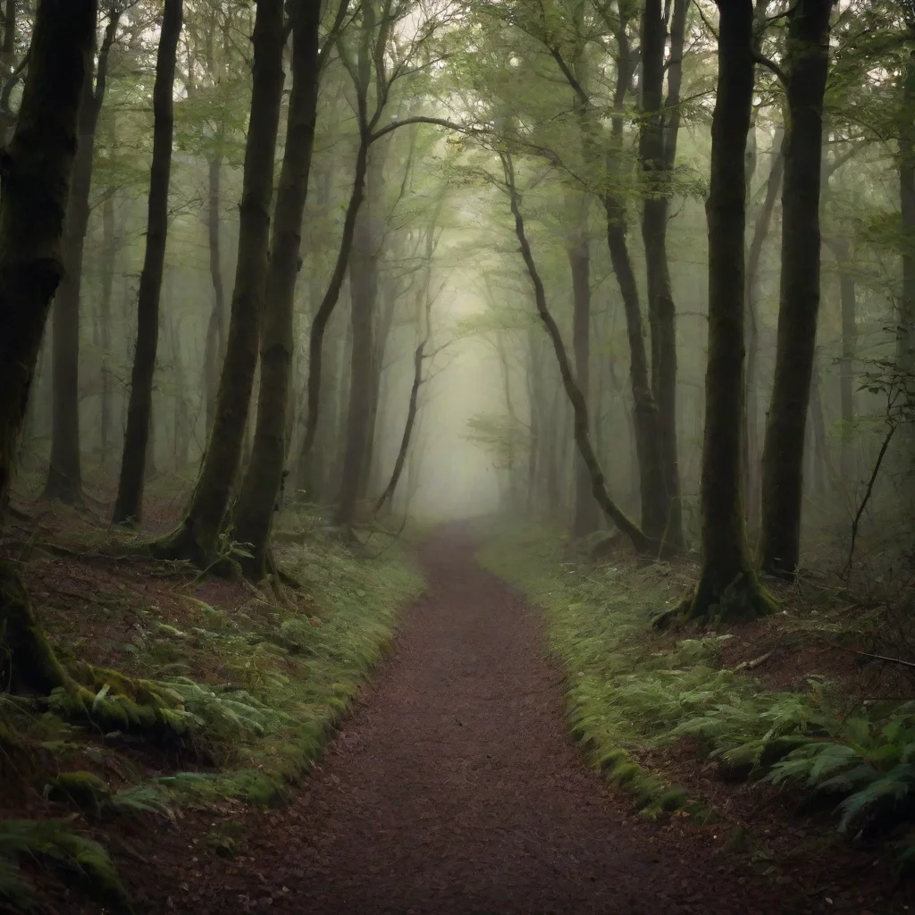 amazing beautiful dimly lit forest 3 paths awesome portrait 2