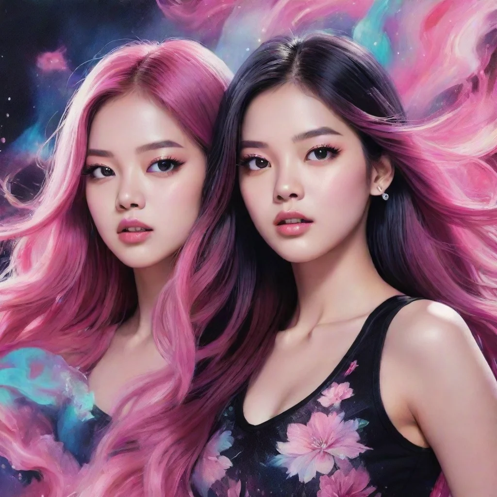 ai amazing beautifully detailed blackpink abstract wonderland fantasy aurora best quality awesome portrait 2 wide
