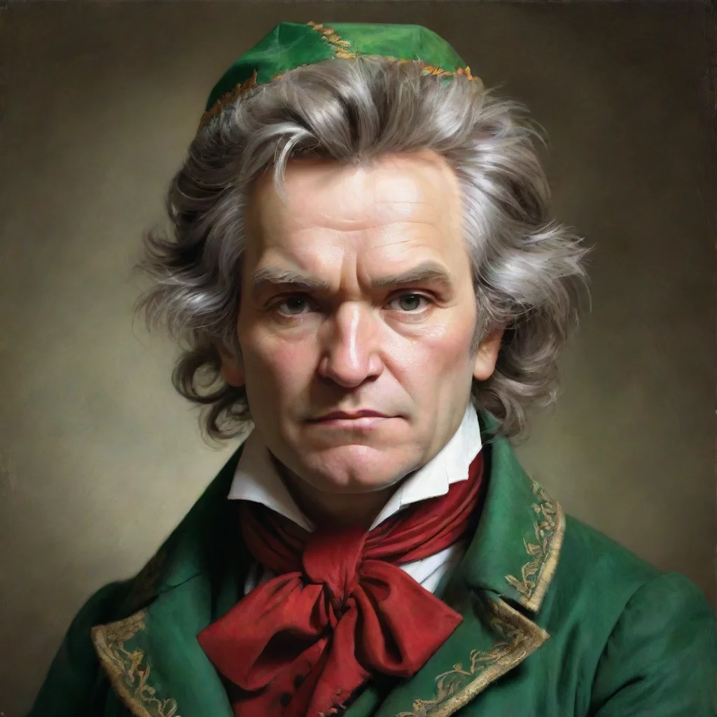 ai amazing beethoven as an elf awesome portrait 2