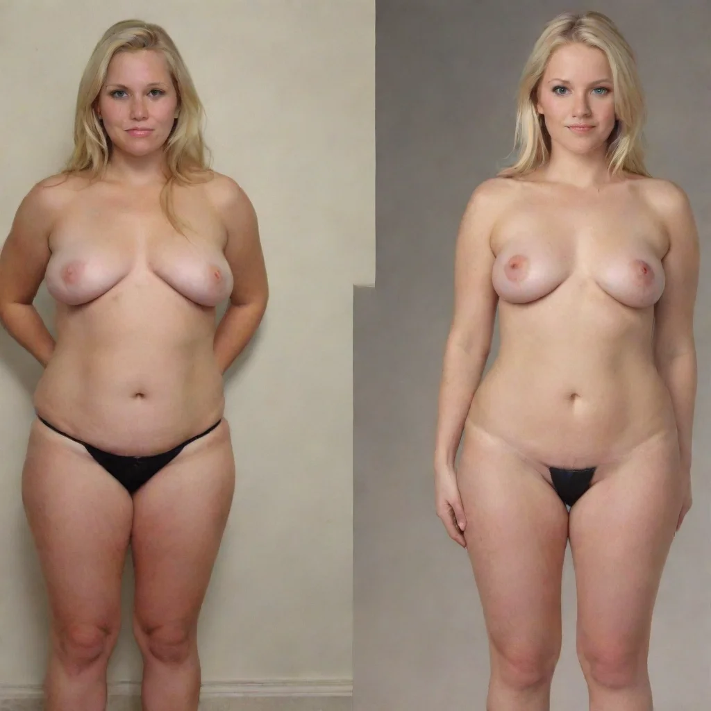  amazing before and after huge weight gain blonde awesome portrait 2
