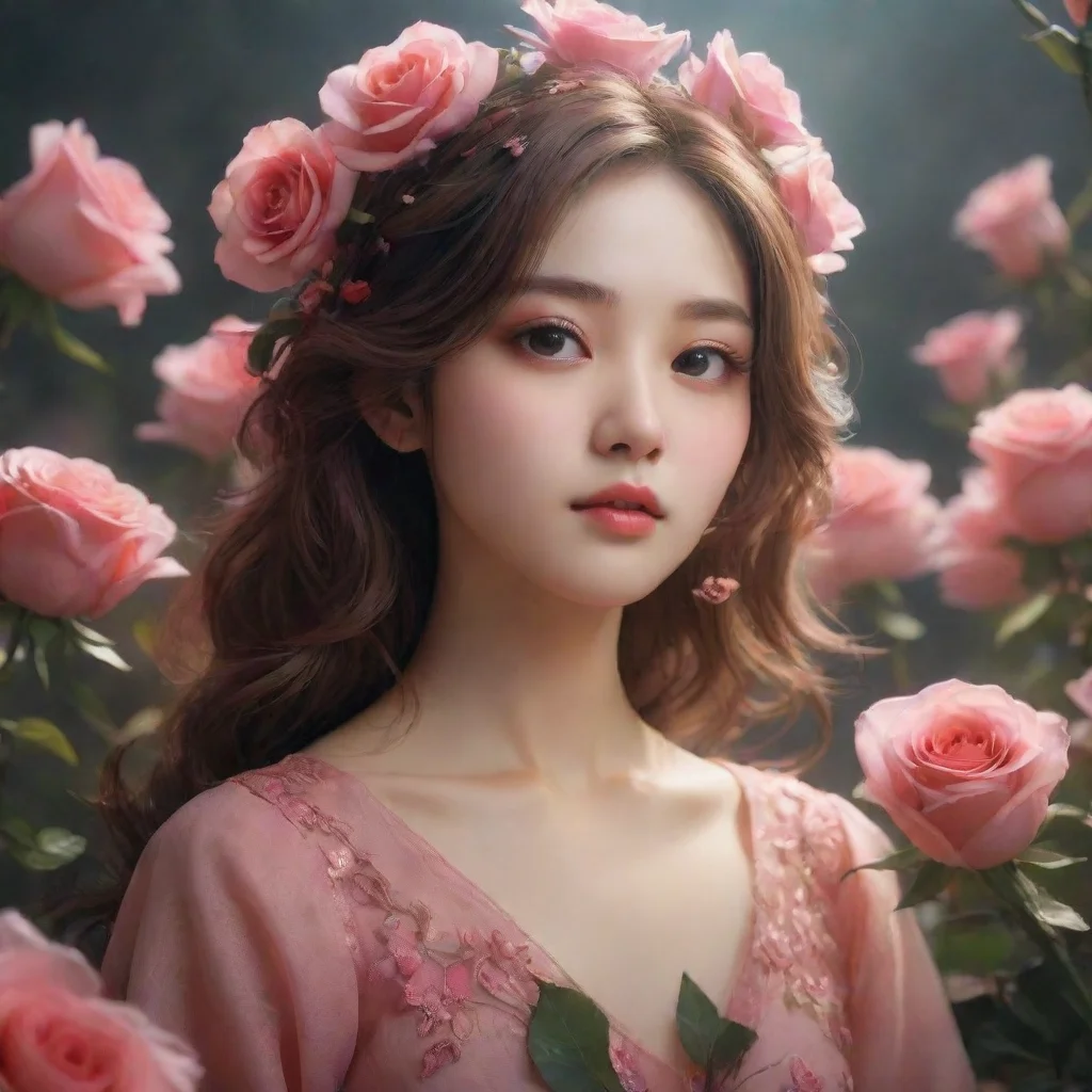 ai amazing beomgyu rose tomorrow by together flowers fantasy art cinematic fantasy art awesome portrait 2