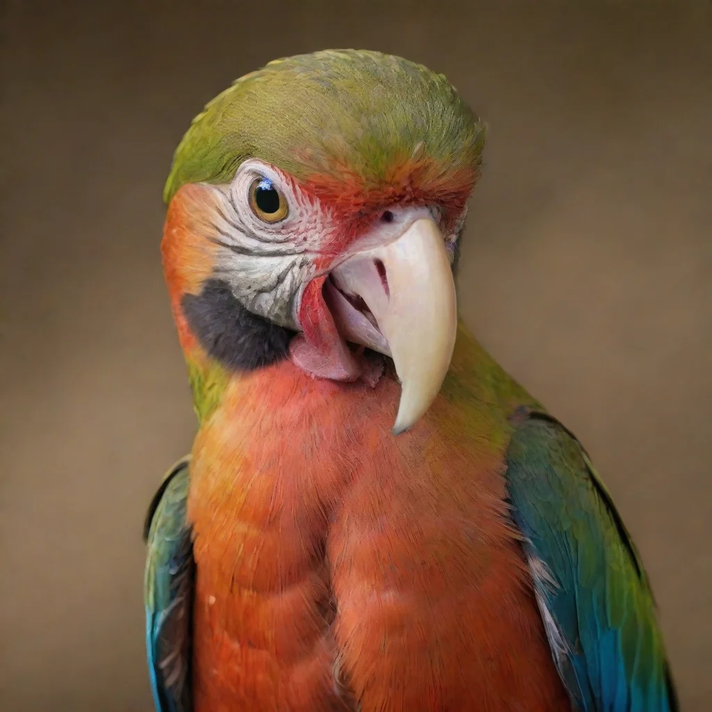 amazing bird with human mouth cheawesome portrait 2