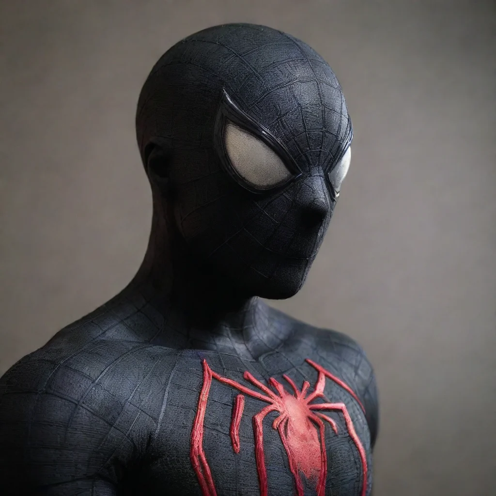 amazing black spider man awesome portrait 2