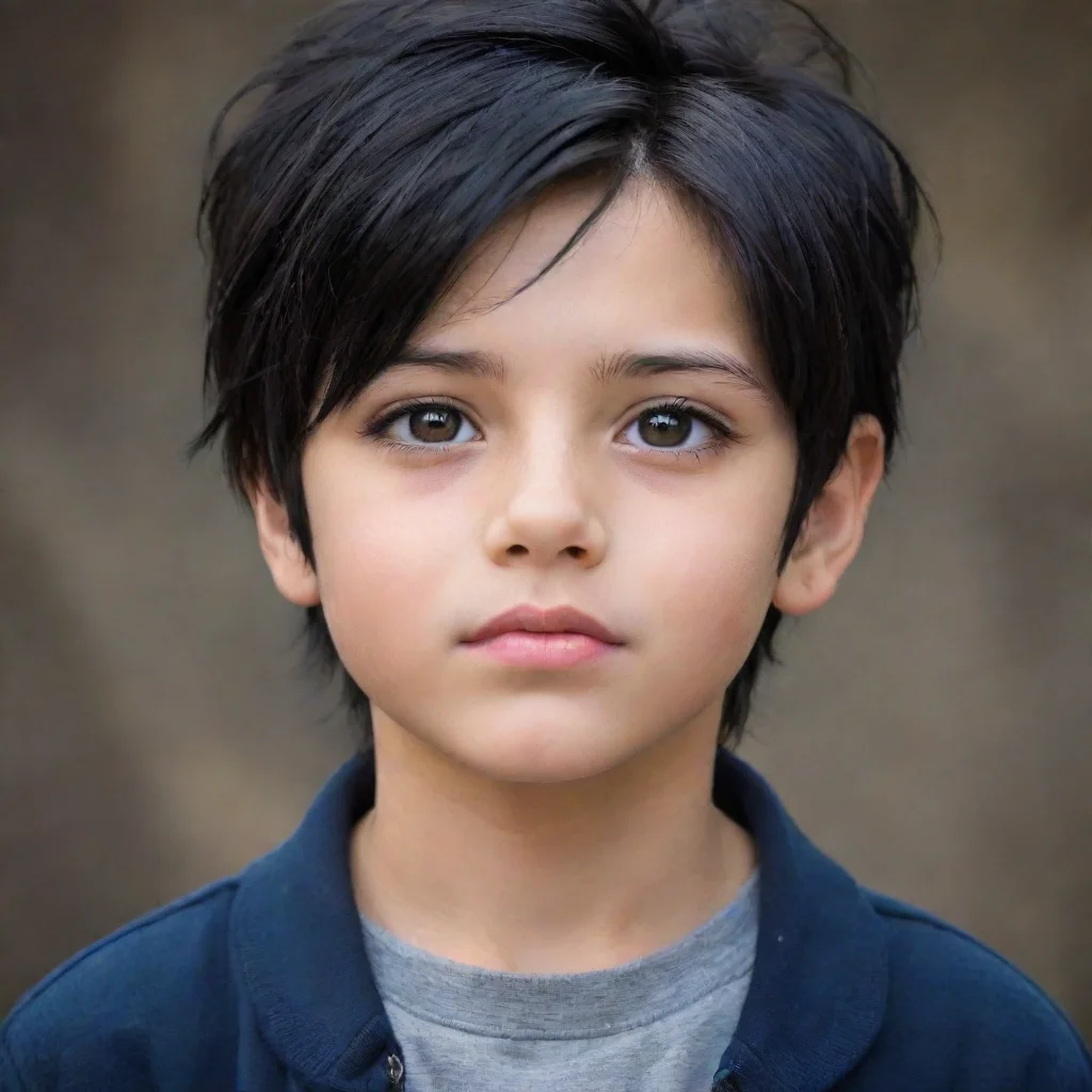  amazing boy with black hair awesome portrait 2