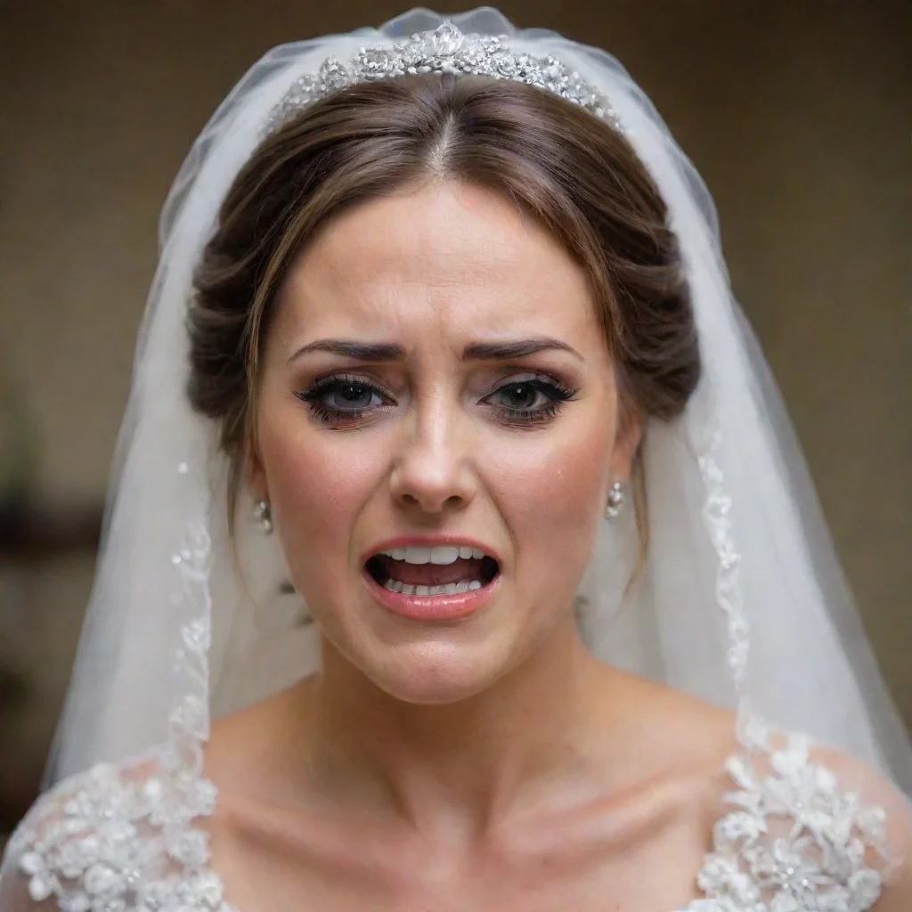 ai amazing bride crying awesome portrait 2