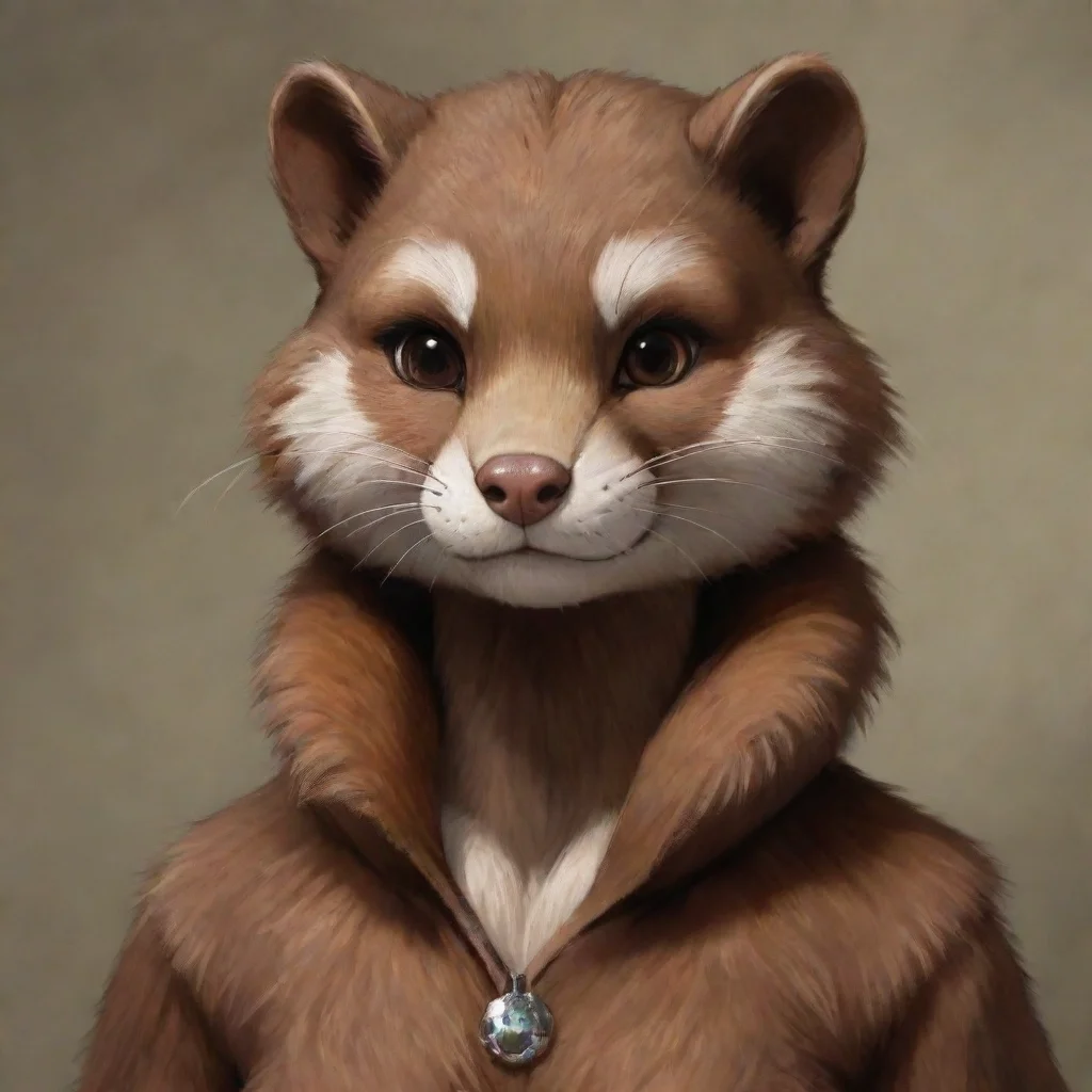  amazing brown furred anthro mink awesome portrait 2