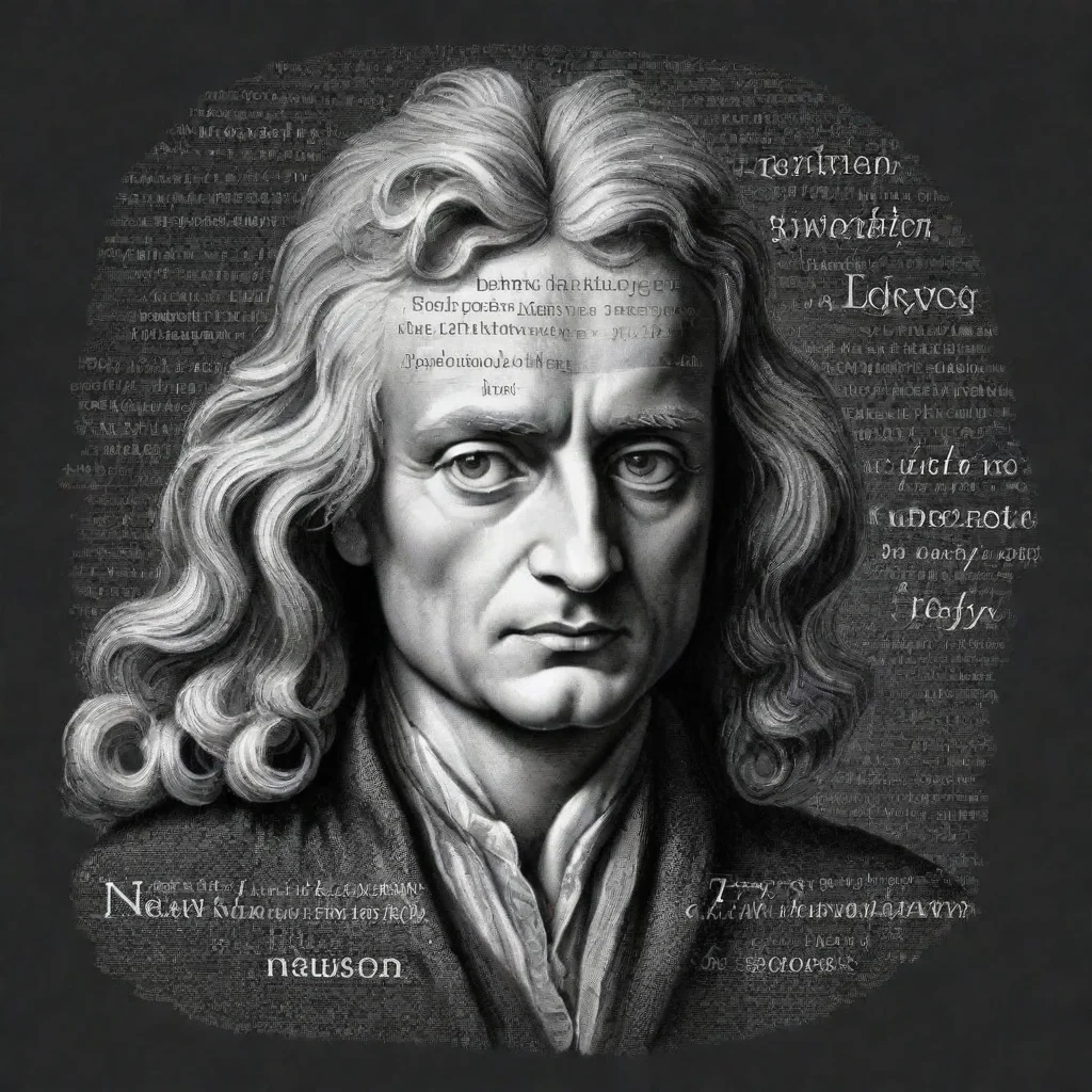 ai amazing calligram of isaac newton using these words isaac newtona man so brighthis mind was sharphis future so rightwith