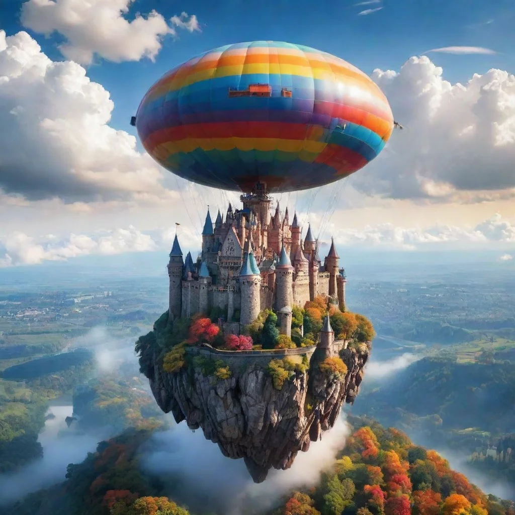 ai amazing castle in sky amazing awesome architectural masterpiece wow hd colorful world floating blimp awesome portrait 2 