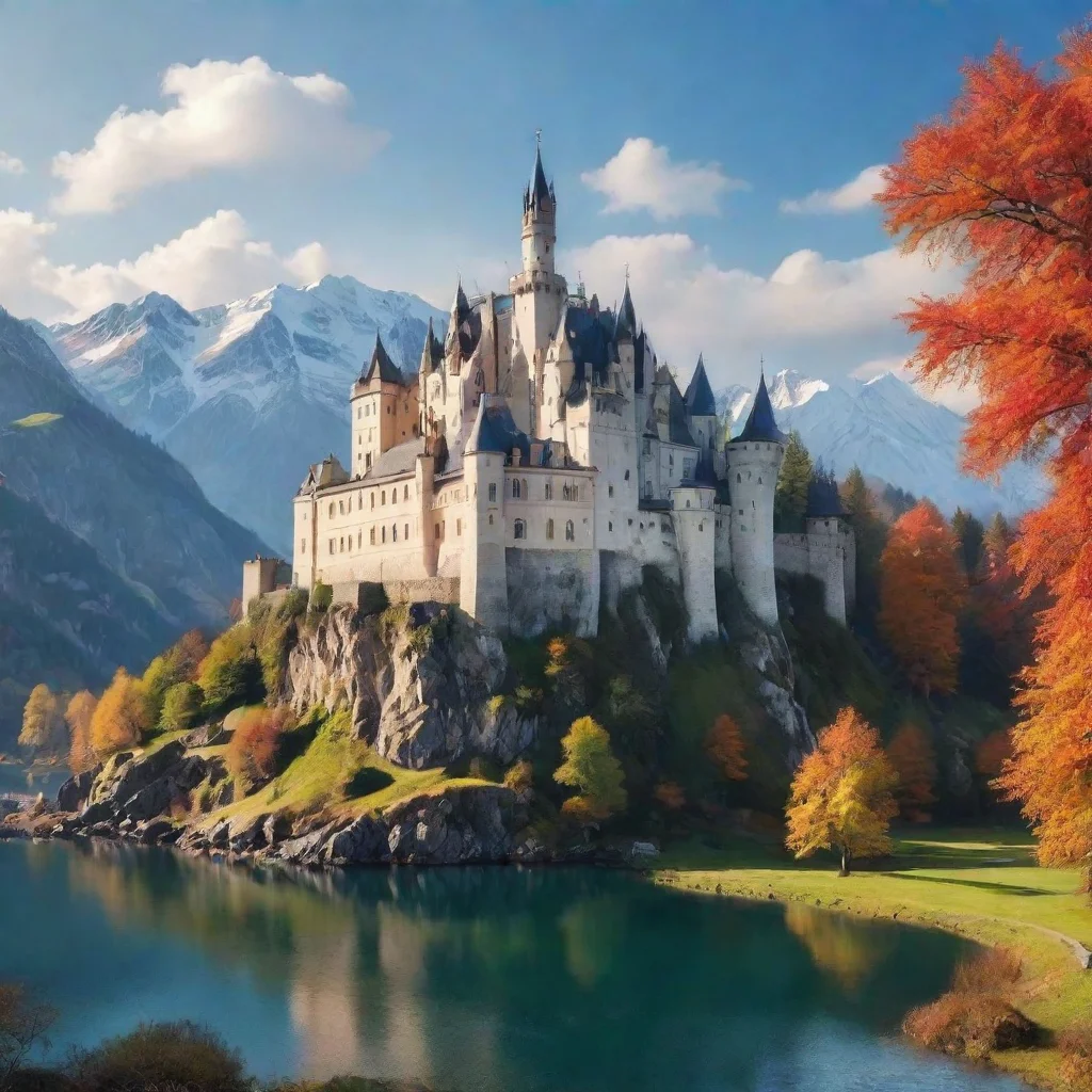 ai amazing castle lovely relaxing lowfi landscape bright crisp colours clear awesome portrait 2 wide