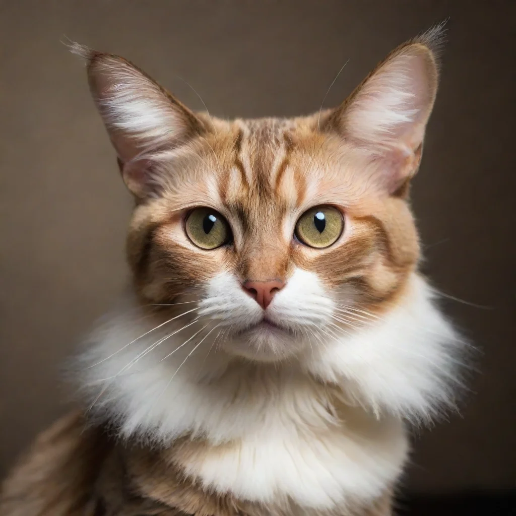 amazing cat with moth wings awesome portrait 2